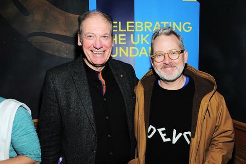 Adrian Wootton (BFC) and Morgan Neville (producer, 'Taylor Swift: Miss Americana')